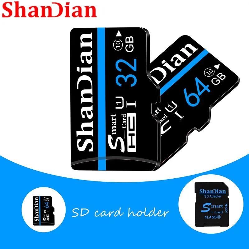 SHANDIAN-128GB  SD /TF ũ ޸ SD ī Class10 32GB 16GB 8GB ī ÷, Ʈ ޸ 64GB ī ȭ